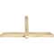 Ekena Millwork Eugene Rough Sawn Timber Gable Bracket, Douglas Fir, 60"W x 32"H x 4"D x 4"F, 13/12 Pitch GBW060X32X0404EUG00RDF - alternate 5